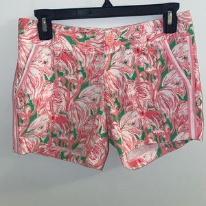 Lilly Pulitzer flamingo shorts